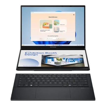 ASUS Zenbook Duo UX840, Core Ultra 9 285H, 32GB RAM 2TB SSD, Dual 14" 3K OLED Touch Windows 11 Home, 90NB14X1-M00670