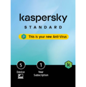 Kaspersky Standard 5 User Antivirus 1 Year