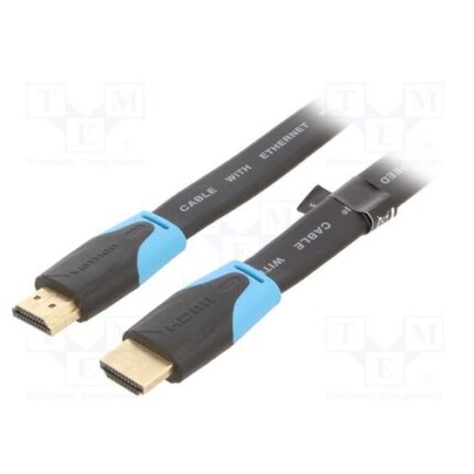 Vention Flat HDMI Cable 5M Black-VEN VAA-B02-L500