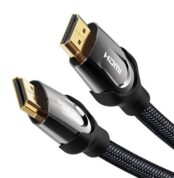 Vention Nylon Braided HDMI 3M Black Metal VAA B05 B300