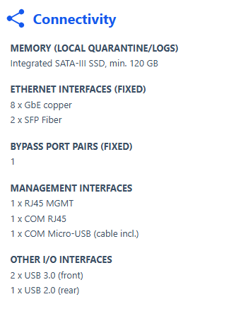 Xgs 2300 connectivity